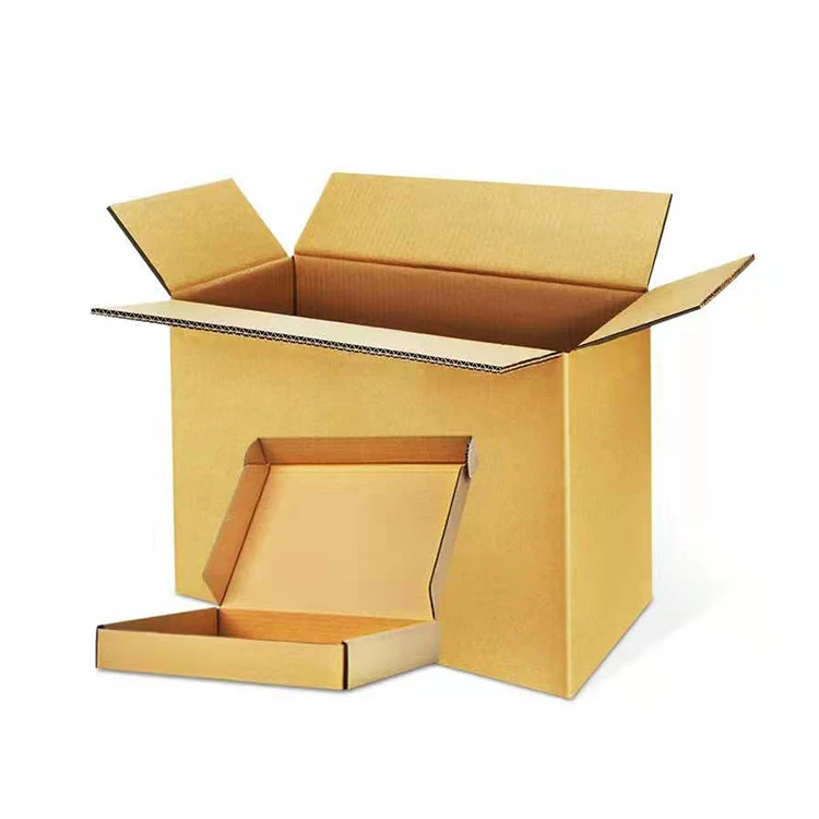 Wholesale Corrugated Board Shipping Carton Logo Pattern Paper Boxes Designed for Packing UV Advantage Matt Lamination Embossing