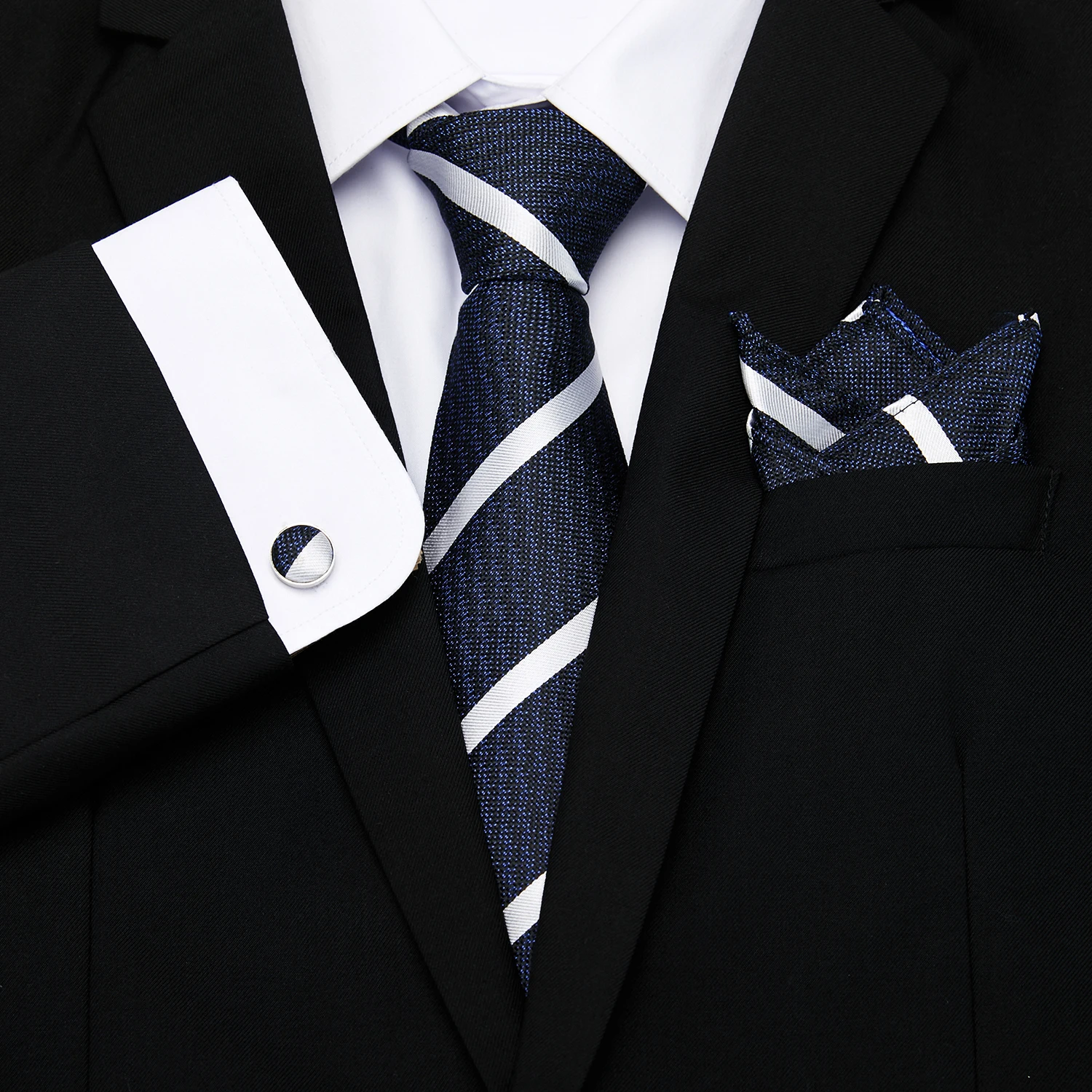 Мужской галстук, классический галстук 8 см, в полоску, в клетку, в горошек, с пейсли, набор для свадьбы