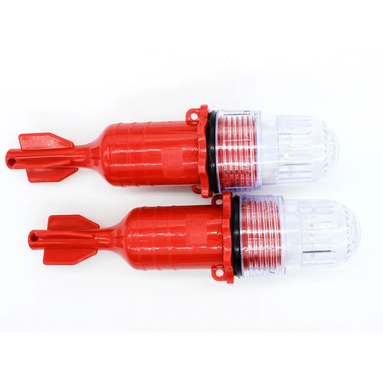 
high quality waterproof marine fishing net sea mark light strobe flash light 