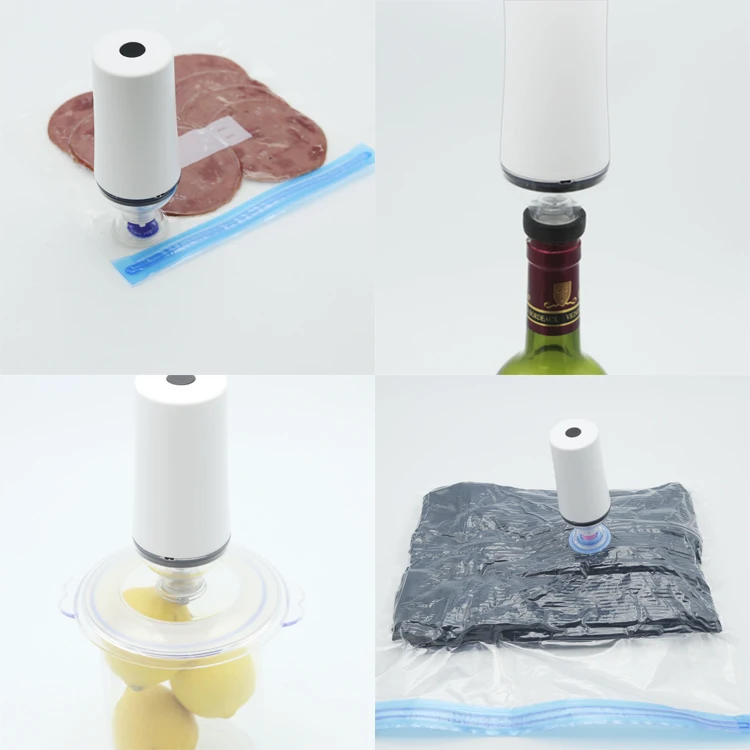 Automatic Sealer Machine Handheld Vacuum Bag Food Sealers Electric Air Pump For Vacuum Storage Bag