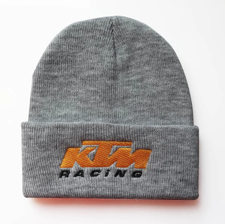  Весна 2021 мужская и женская теплая шерстяная шапка KTM Racing вязаная с вышивкой шапки-бини шапки в стиле