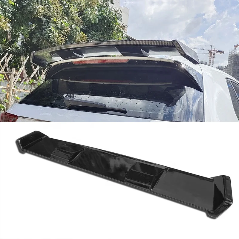 
General car tail modification no-hole fixed wind wing high tail wing with top wing decoration SUV rear car 