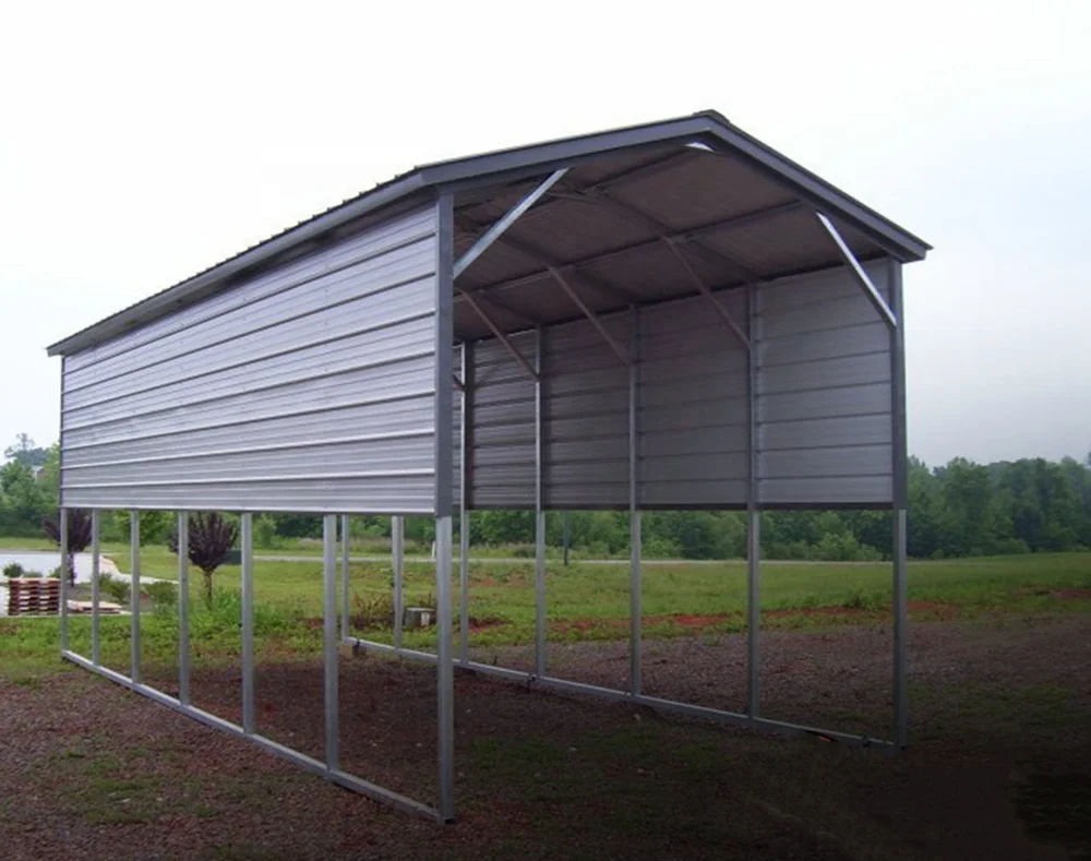 
Light steel frame car parking shed carport 
