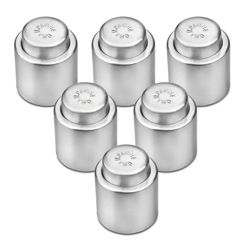 Top Seller 2024 Red Wine Champagne Vacuum Pumping Plug Bottle Engraveable Wine Stoppers Champagne Cork Stopper With Laser Logo