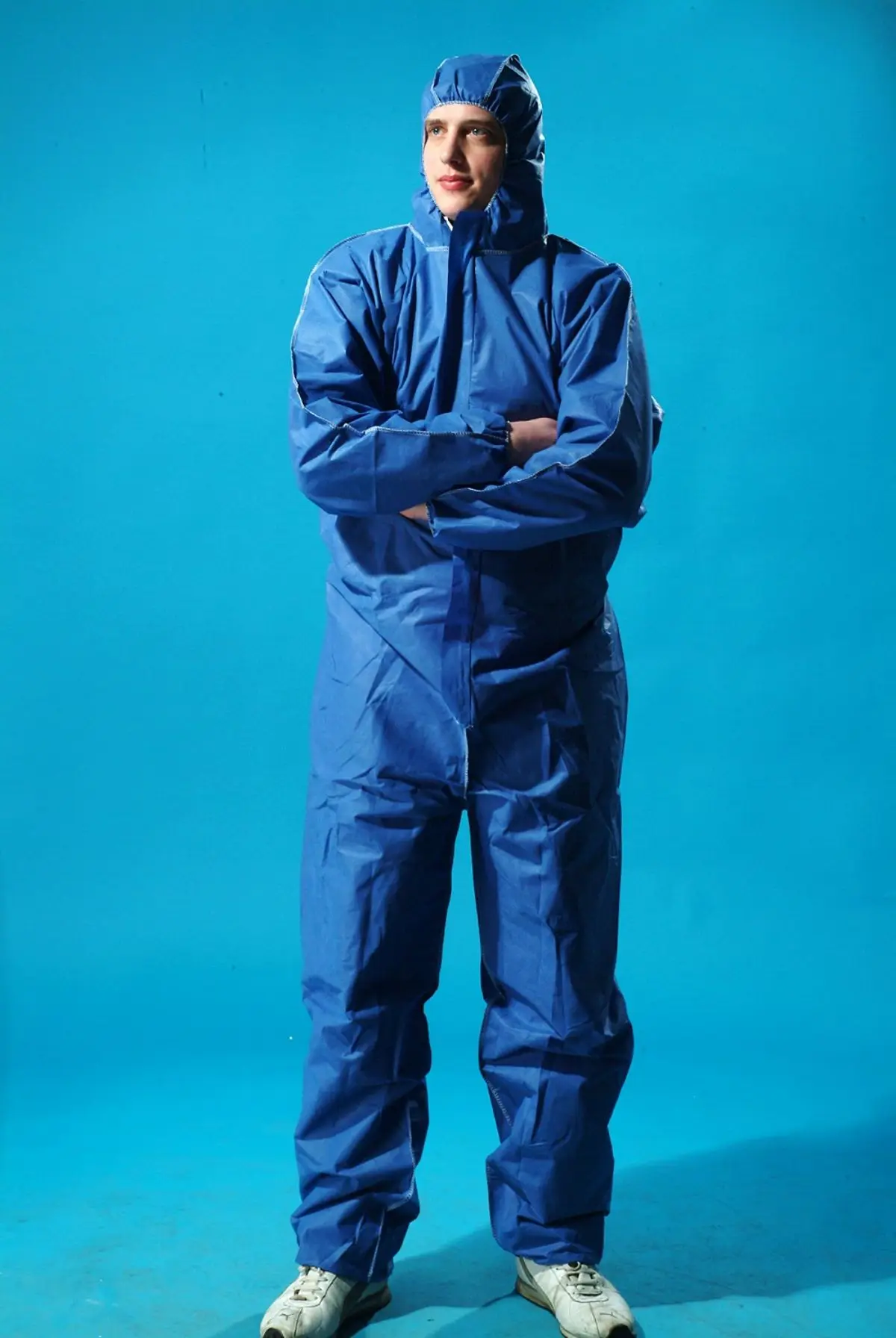 Disposable Non Woven Coverall Working Uniform with Flame or Fire Resistant Treatment