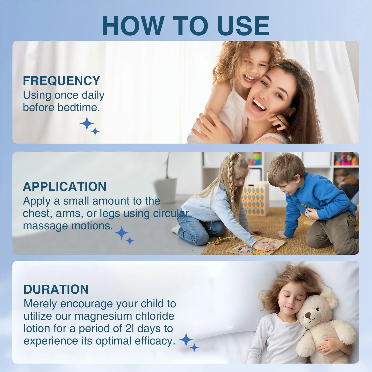 Private Label Natural Organic Pure Kids Magnesium Body Lotion with Lavender Oil for Kids Sleep & Calm