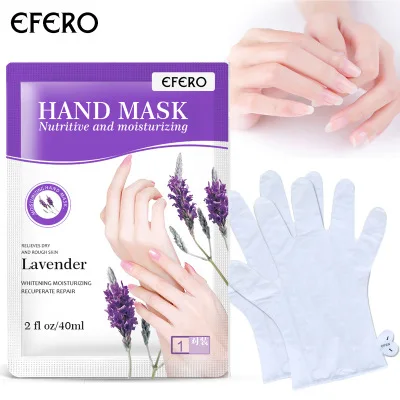 EFERO Moisturizing Nourishing Whitening Natural Lavender Hand Mask Glove