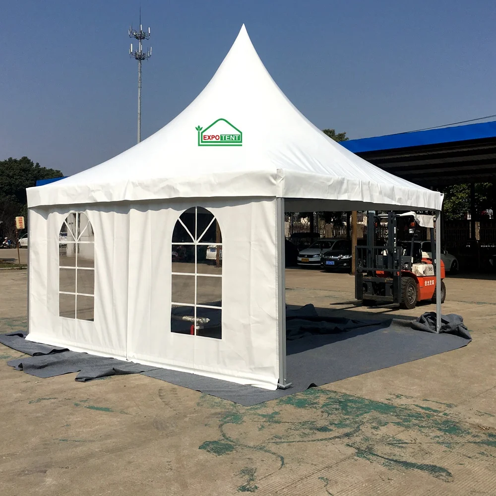 3x3  4x4 5x5 10x10m  Aluminum Canopy Pagoda Tent Outdoor  Pagoda Gazebo White CanopyTent