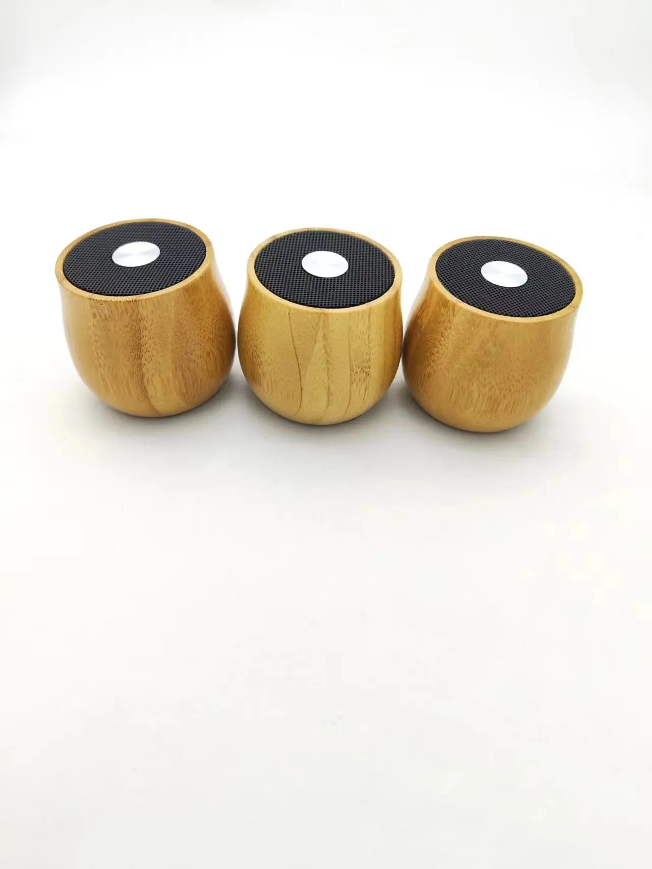 Горячая Распродажа натуральный беспроводной бамбуковый Деревянный Мини-перезаряжаемый стерео динамик