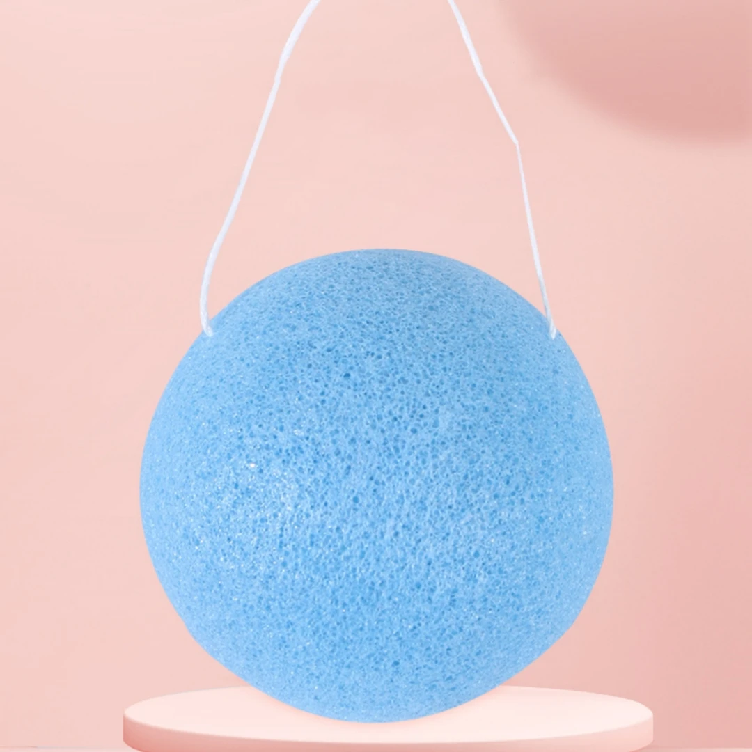 Губка Konjac 100% натуральная оптовая продажа экологически чистая губка для мытья лица