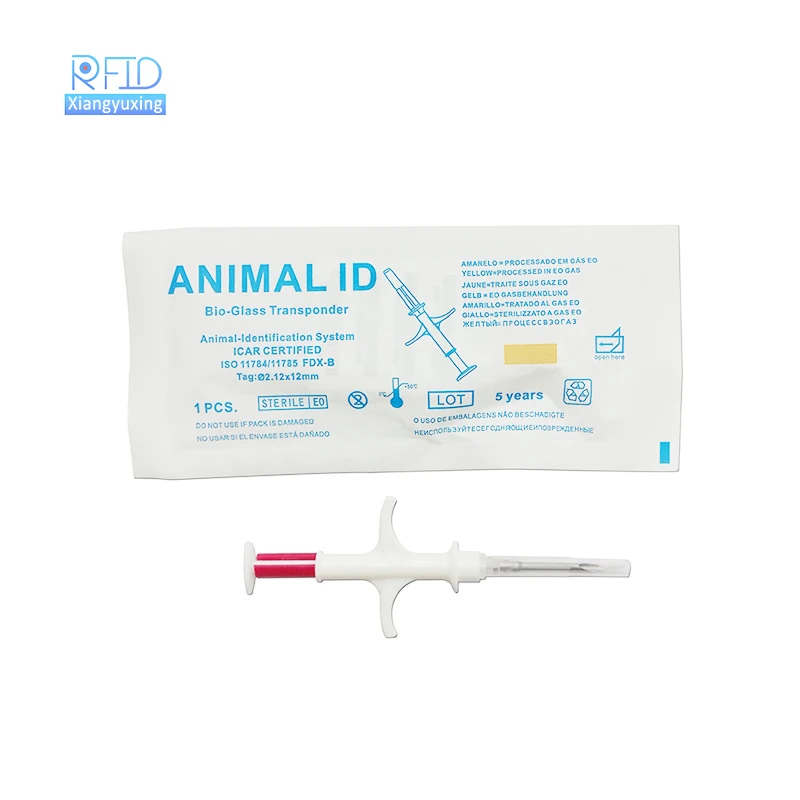 Animal tracking chip livestock identification sheep cattle horse ID injectable rfid microchip