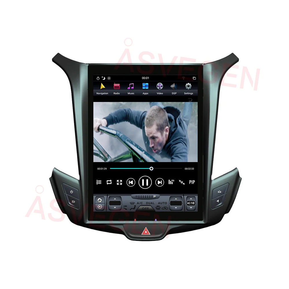 Car Audio Equipment Multimedia Car Video Player System Tesla Vertical Screen For CHEVROLET CRUZE 2015-2018
