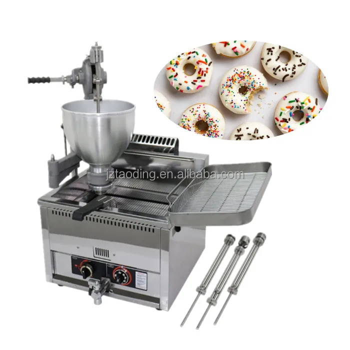 Automatic Fried Donut making machine round flower donut machine commercial doughnut maker automatic donut frying machine price