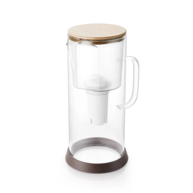 Home Appliance 3.5L Portable Borosilicate Glass Drinking Water Pitcher Jug Remove chlorine Heavy metal and limescale