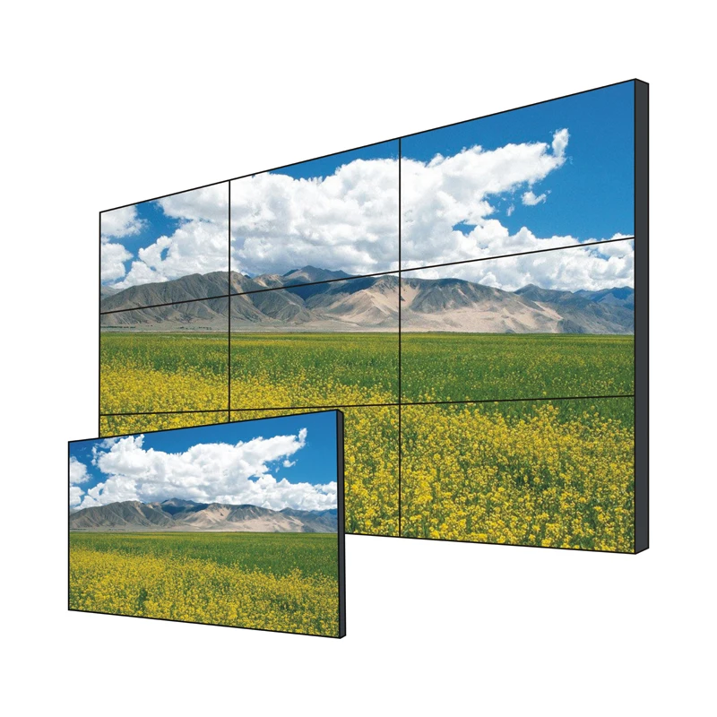 bezel splicing seams are 3.5mm, 1.8mm, 0.8mm professional advertising splicing screen custom production and sale