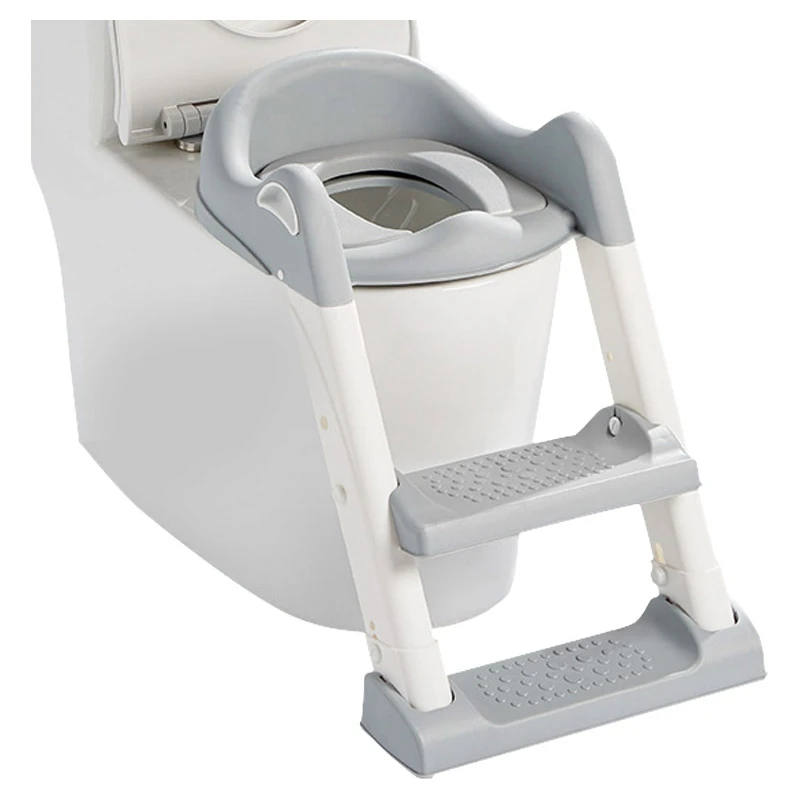 Китайский производитель, оптовая продажа, детский туалет с лестницей, портативный, OEM, детский туалет, тренировочное сиденье, пластиковый детский горшок, складной