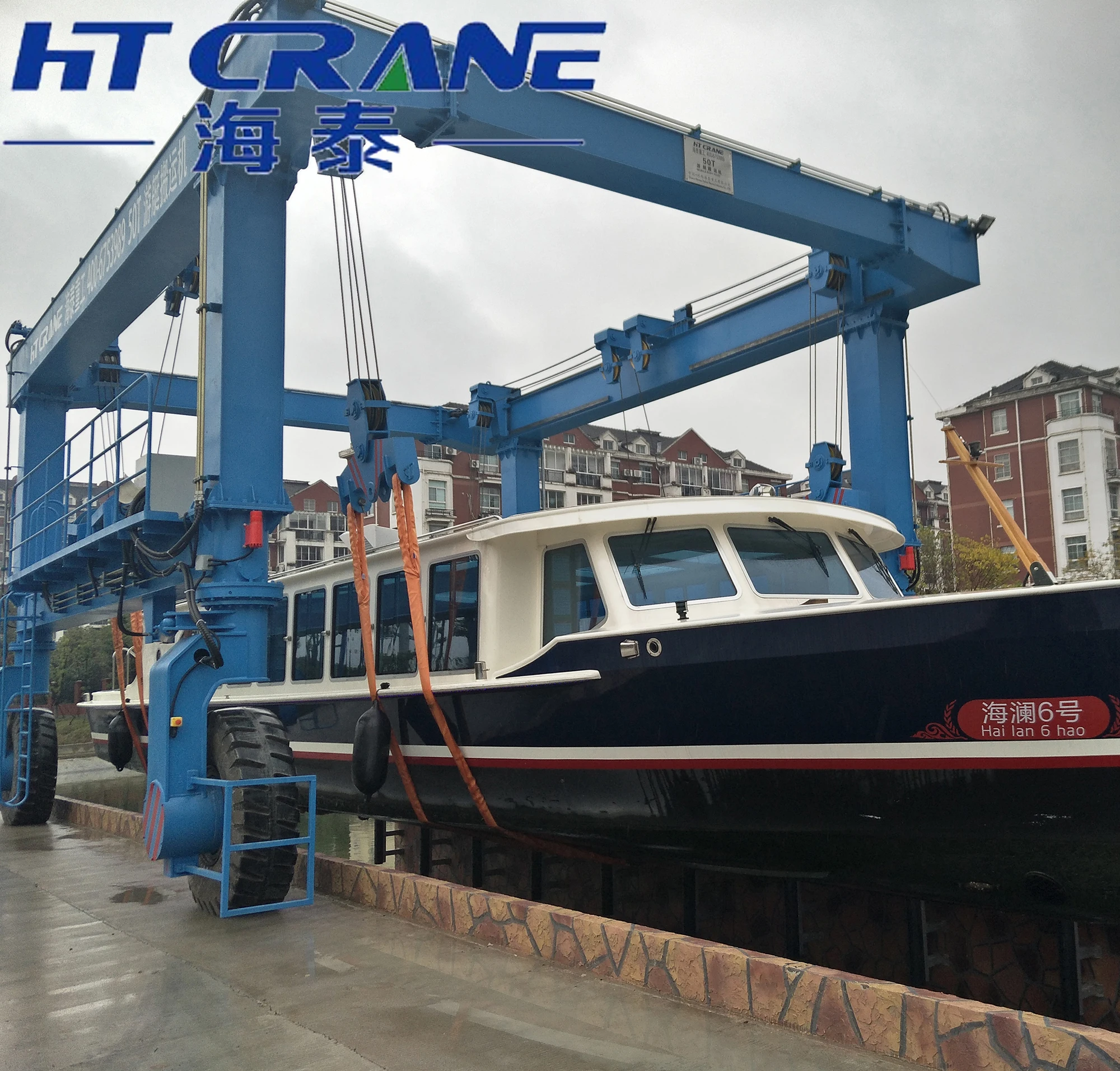 HT Crane грузоподъемностью 100 тонн производитель лодочного