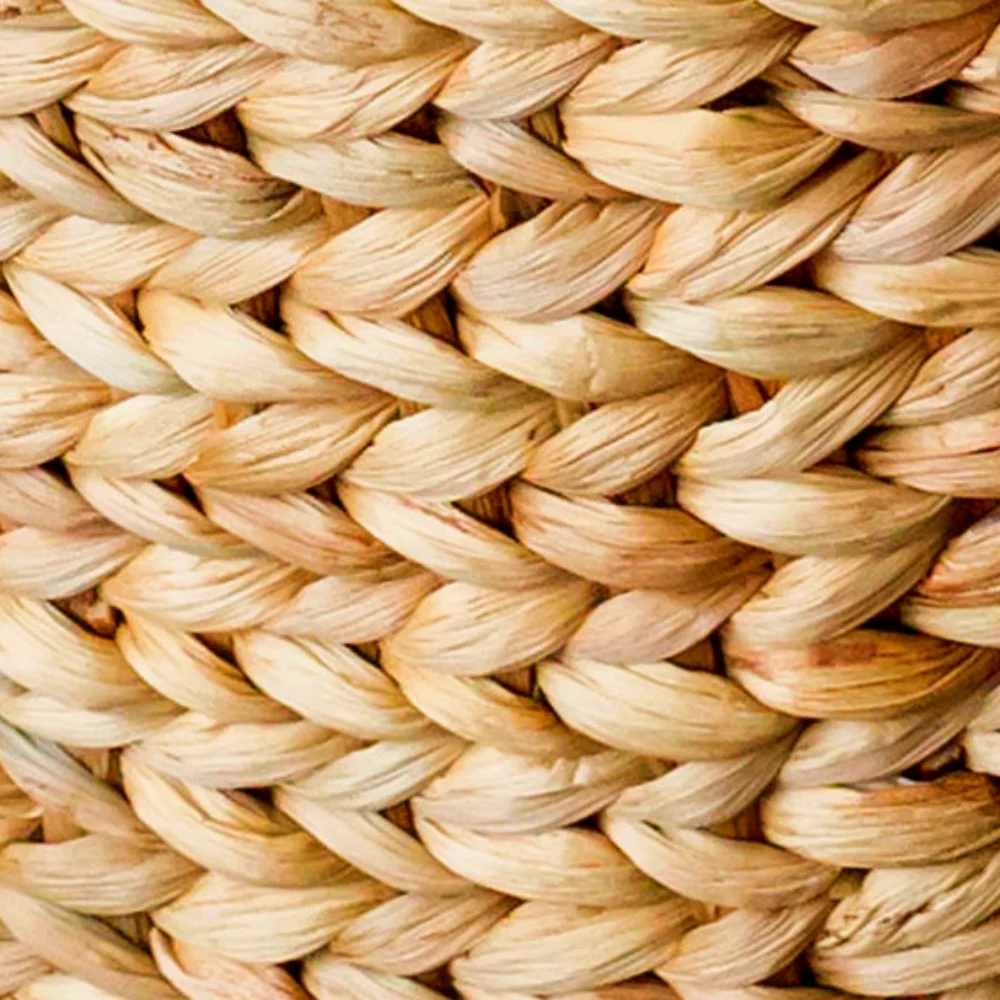 OEM ODM Wholesale Handmade Wicker Boat-Shaped Water Hyacinth Basket Natural Color Ready To Ship From Viet Nam