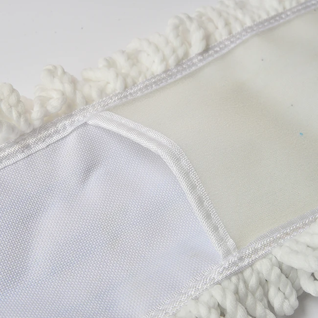 Esun Reusable Microfiber Cleaning Pads with Pocket Aluminum Rectangle Mops for Household Floor Dust Yarns Collecting