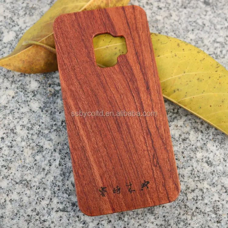 Custom Real Blank Wood Phone Case for iPhone\/Samsung Laser Engraved Wooden Unique Shock Bamboo Phone Cover Shell for Huawei