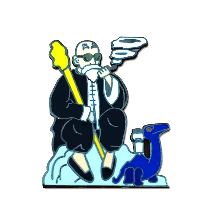 Rick and morty Cartoon movie pin custom hard enamel metal pins