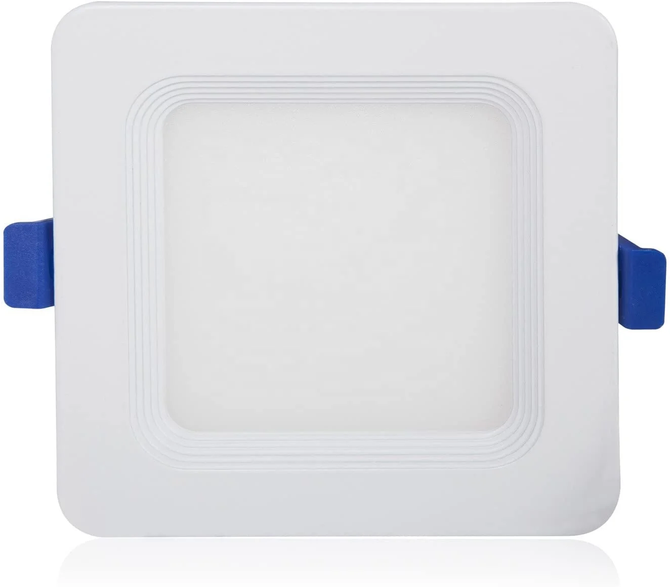 Panel Downlight ETL Recessed Lighting Square Regress LED Slim 7W 10W 12W 25W 120V AC / Dimmable Square Shape Aluminum Modern >80