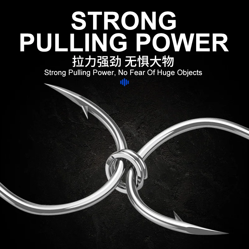 HT001 1000pcs Various Sizes Stainless Steel Fishing Split Rings Double Loop Line Connector Fishing Accessories