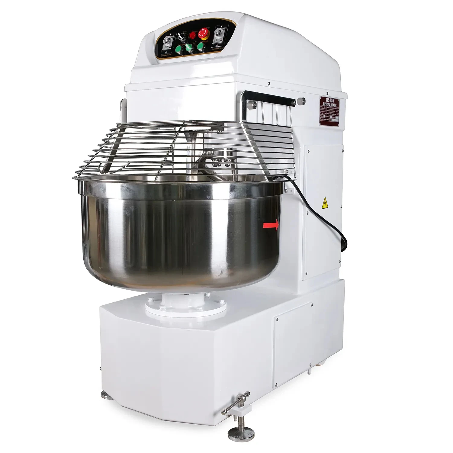 40L Capacity Dough Spiral Mixer Machine 40L Large Bakery Spiral Dough Mixer