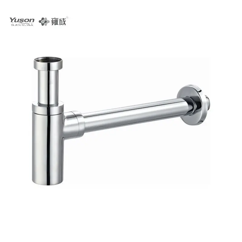 YUSON YS01303B High quality brass sink basin siphon drainer p trap bottle trap for sink