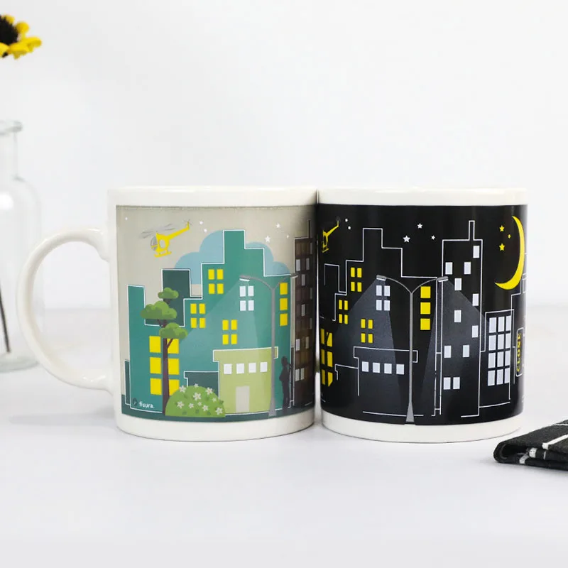 Оптовые цены, сублимационная кружка Magic Coffee, меняющая цвет