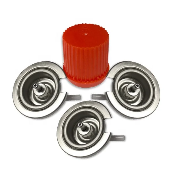 
Butane gas valve/camping gas stove aerosol valve/cartridge gas stove valve with tin cans 