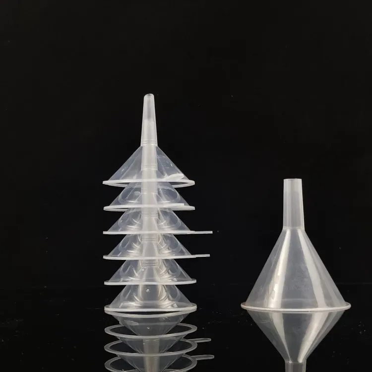 Chinese manufacturer custom laboratory 30ML 50ML 60ML 90ML mini plastic funnel