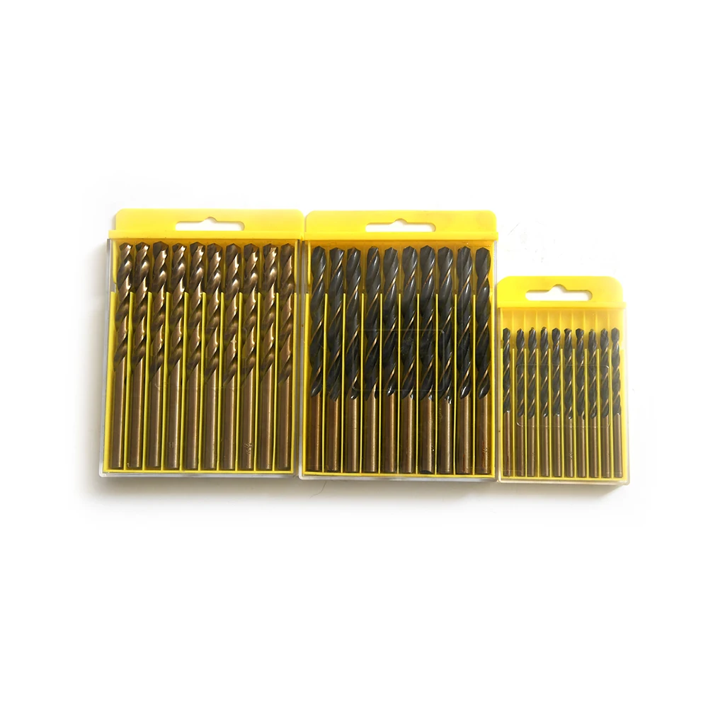 Chinese factory wholesale high quality twist drill bit hss din 338 for steel iron metal