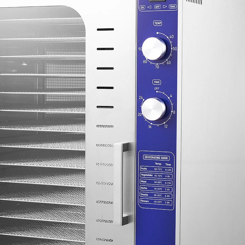 Hot Sale 20 Trays Big Capacity Mechanical Knob Dry Food Dehydrator Commercial Dehydrator For Jerky
