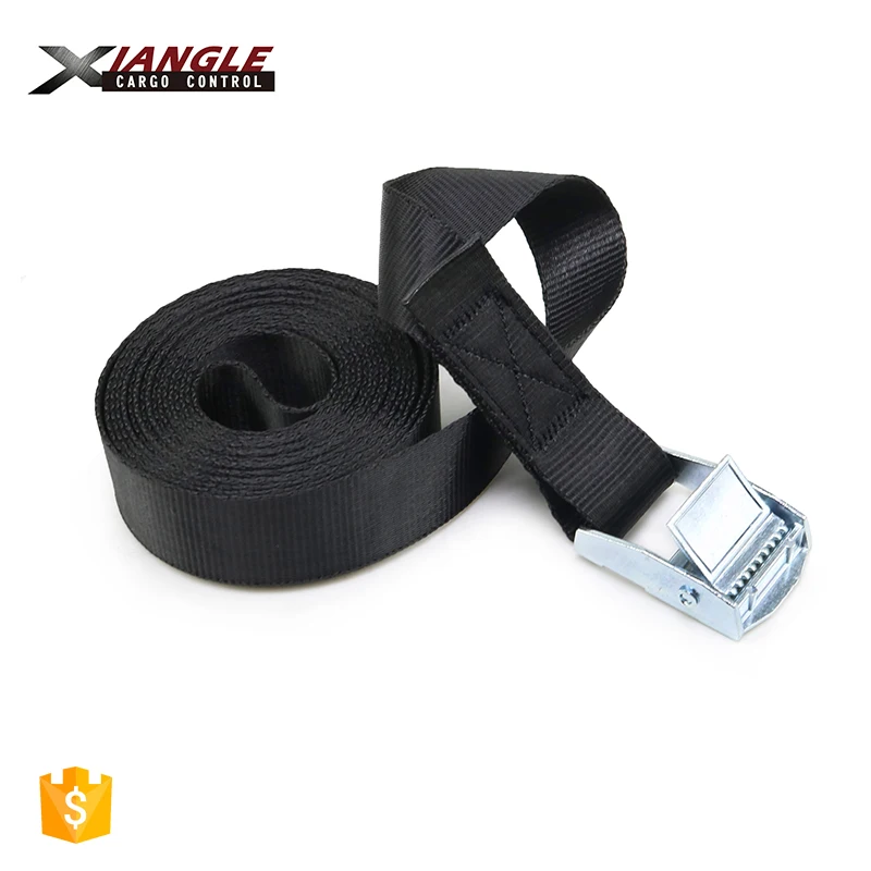 Factory price 1 inch 550lbs cam buckle straps cargo lashing blet motorcycle tie down straps with cam buckle