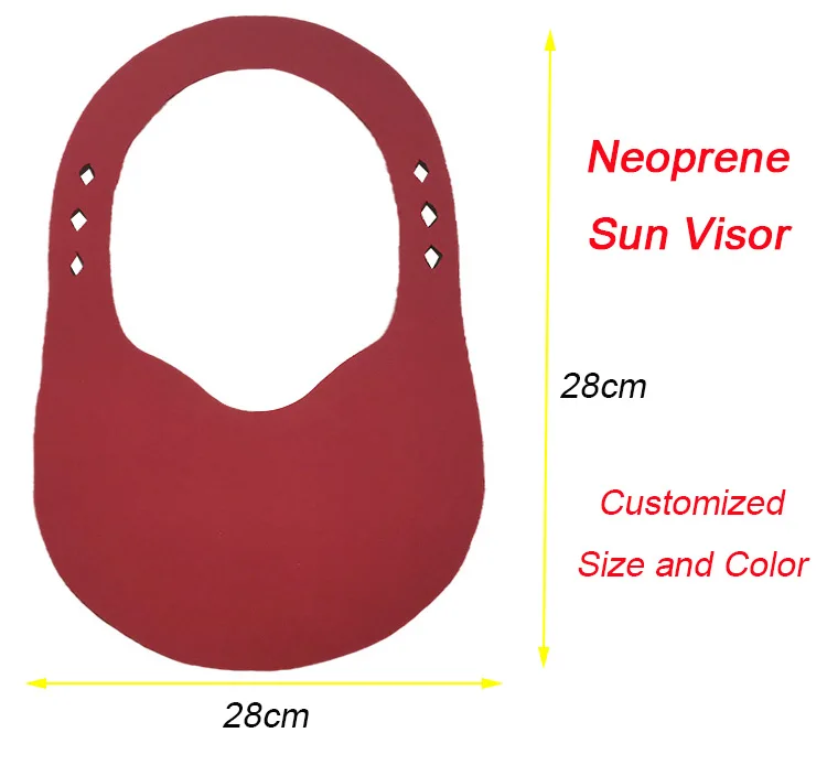 Wholesale Summer Outdoor Neoprene Sun Visor Cap Hat for Women and Men Ultra-Light Quick-Drying