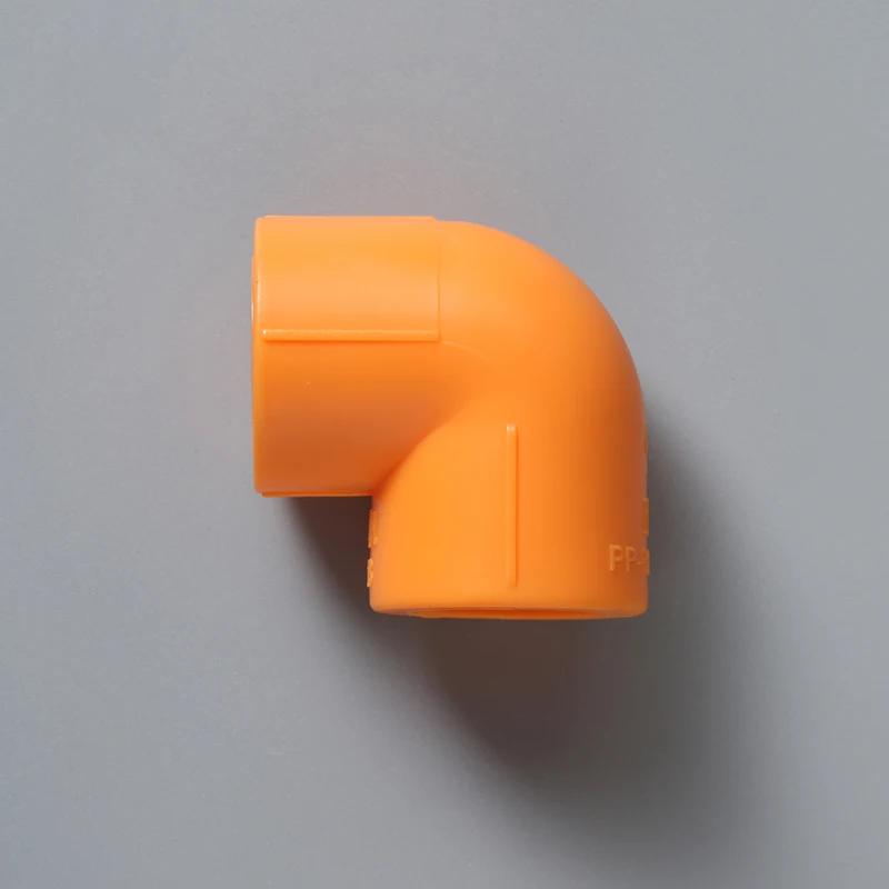 Orange Professional Factory Price Pipe Accessories for Water Hose Elbow PPR Fittings