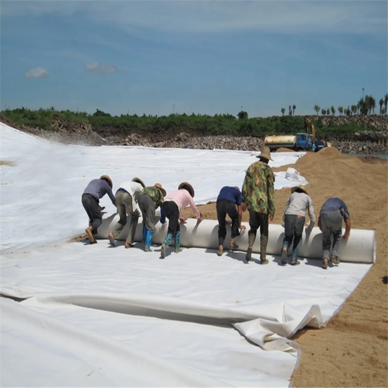 Long Fiber Filament 400g Geotextile Composite With Geomembrane