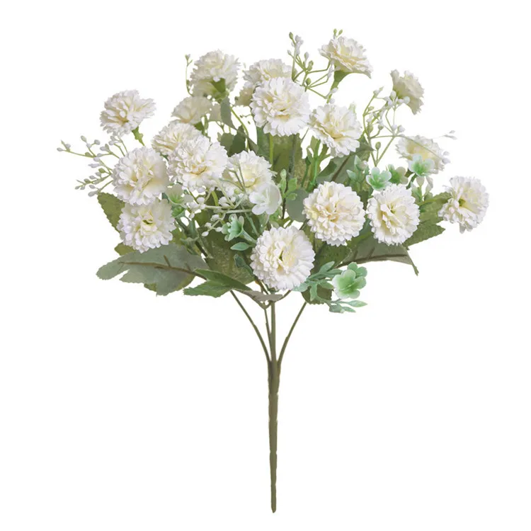 Artificial Lilac Flower Bouquet with Realistic Silk Flowers for Home Decoration Wedding Party Table Centerpiece