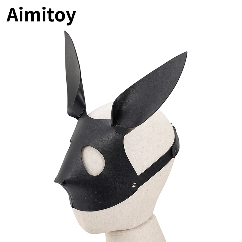 Aimitoy SM продукция секс флирт черная Вечеринка сексуальный повязка на глаза Хэллоуин кролик Забавный Секс Бандаж бандаж повязка на глаза
