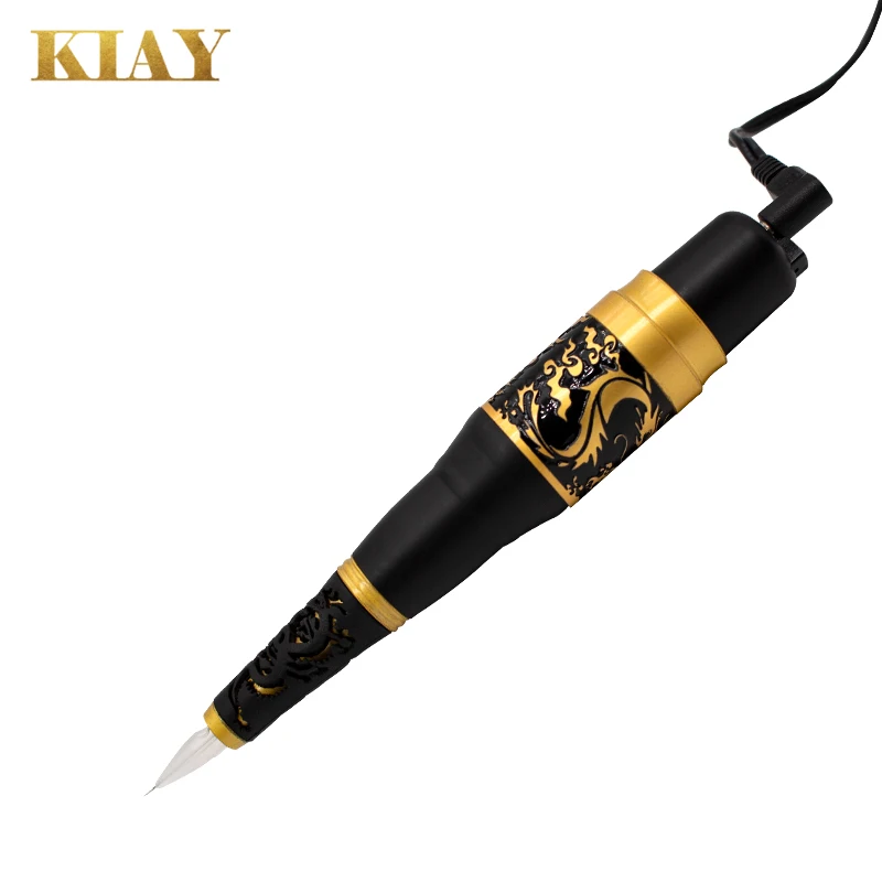 Top Quality and Hot Seller Dragon Permanent Makeup Tattoo Machine Kit Tattoo Gun Electric DC 5V = 1A with Box Stainless Steel