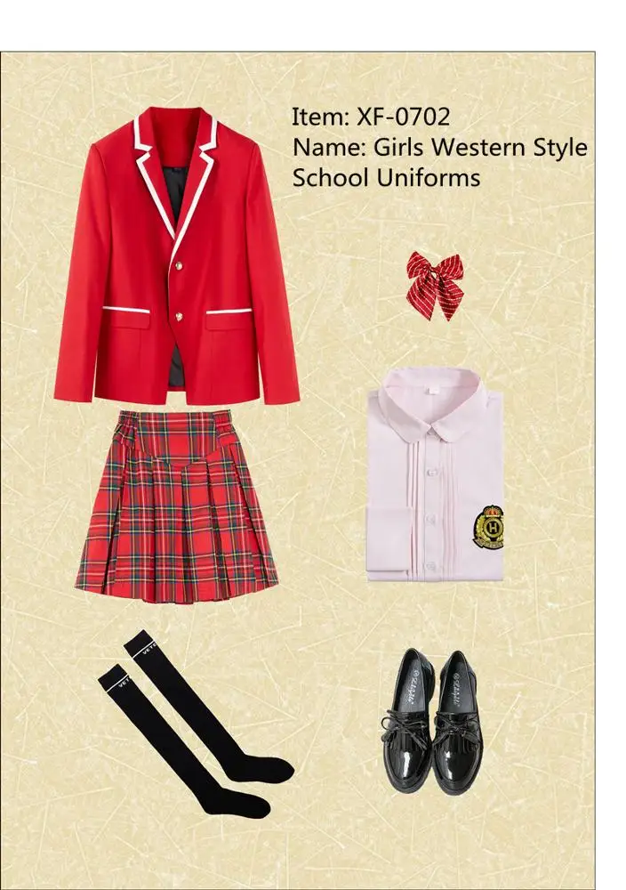 
High- School Uniform Designs Winter Coat Jacket International School Uniform 
