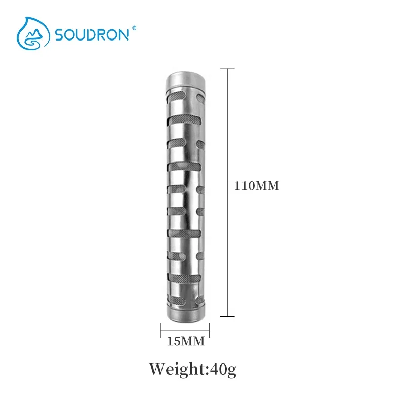 OEM long strip hole stainless steel filter alkaline hydrogen water ionizer water stick with filter net