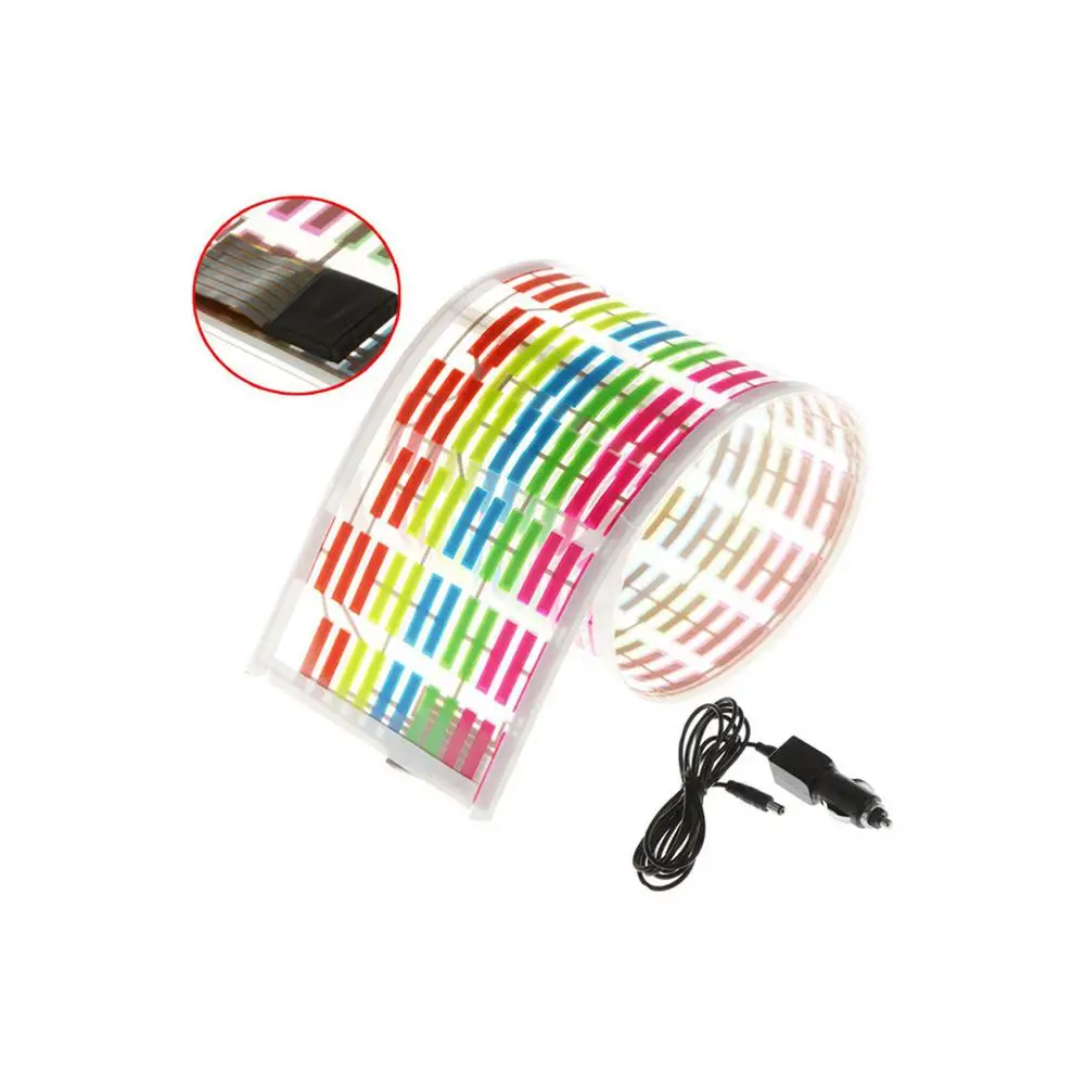 Customizable Flalshing LED EL Light Decal glow sticker for bike motorcycle Taxi Rideshare Window Light Logo Sign no MOQ limit