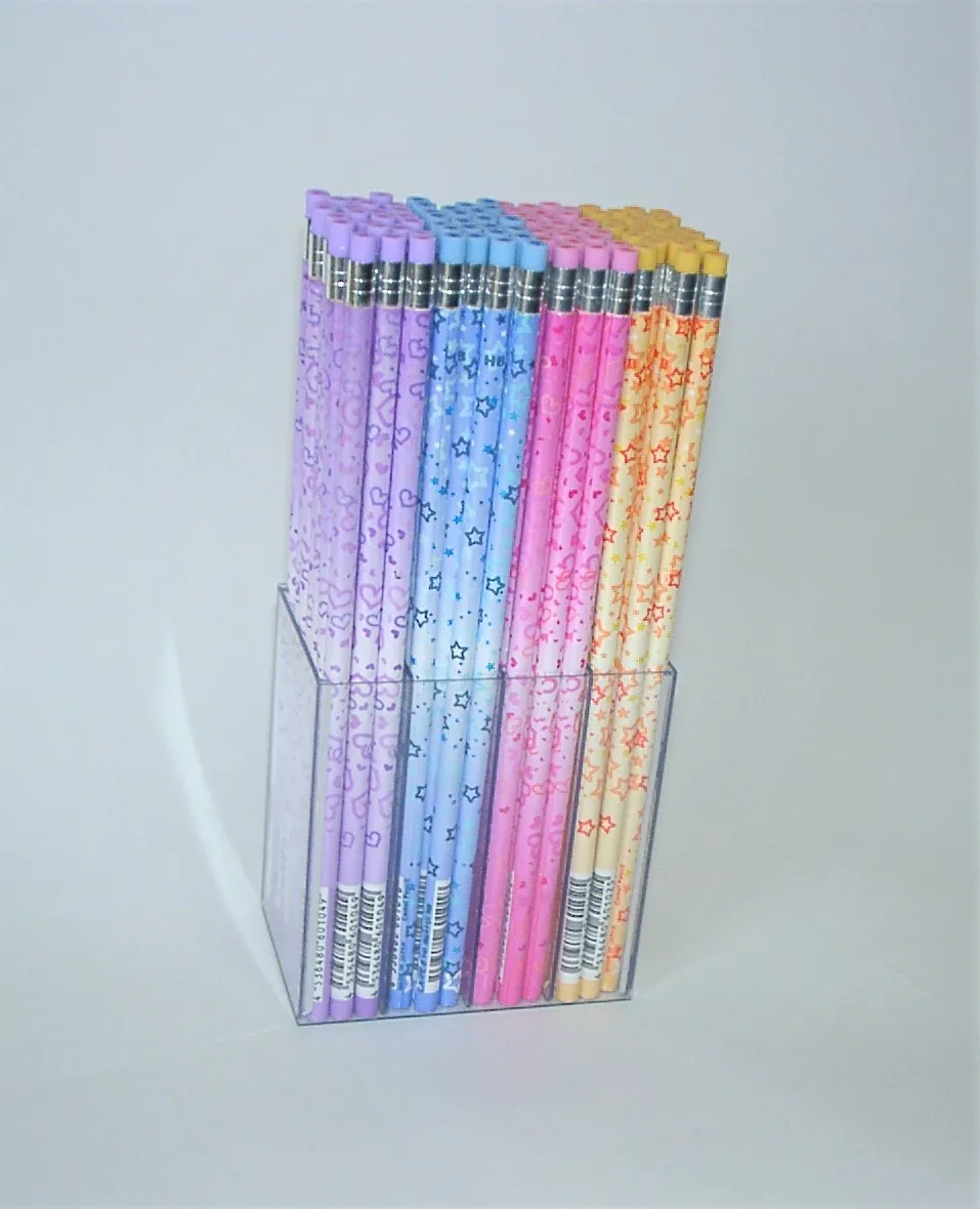 Traditional writing utensils drawing sketching custom logo pencil eraser