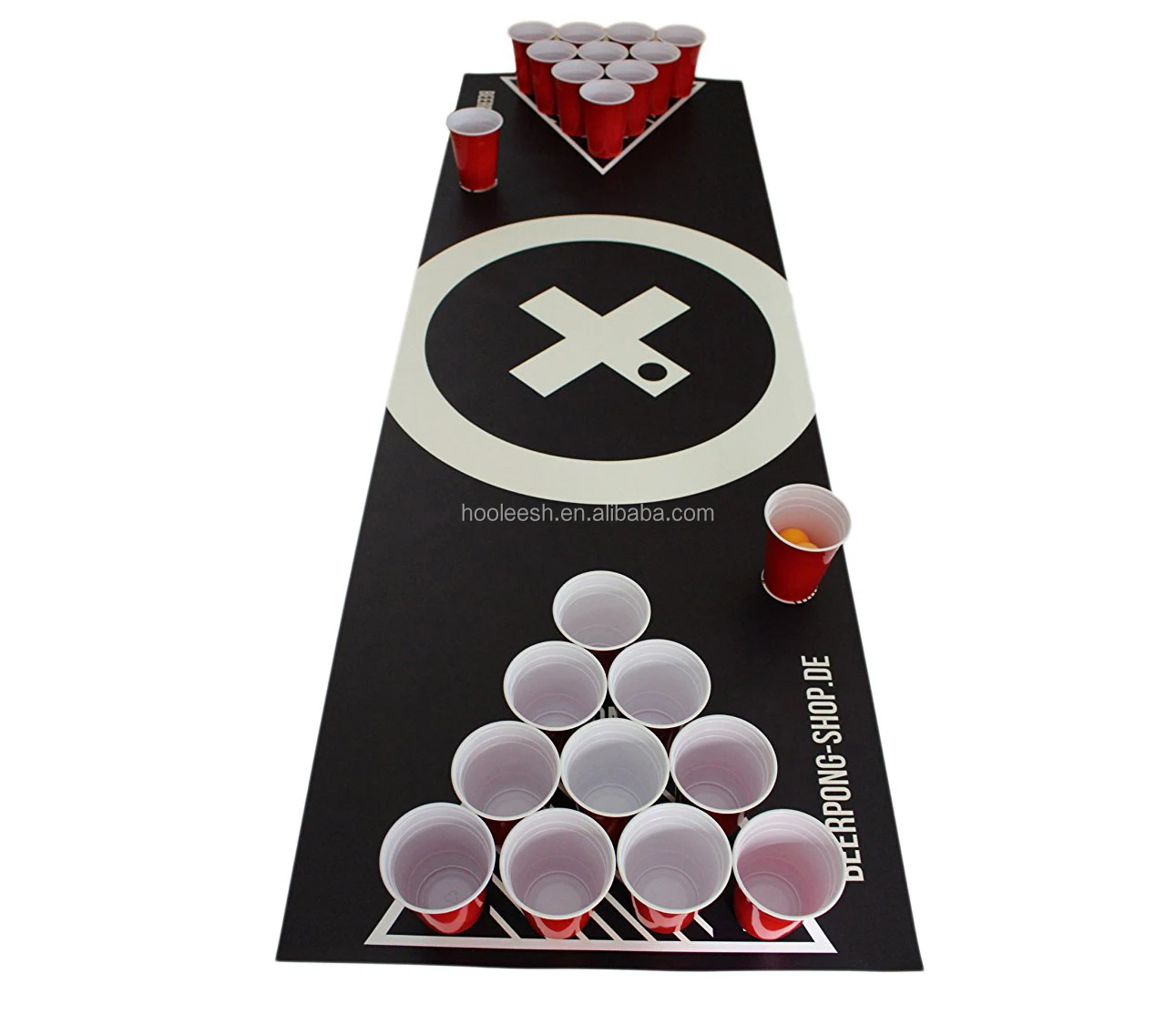  Hot Selling 8-Foot Outdoor Furniture Portable Tailgating Folding Beer Bong Mats for Party