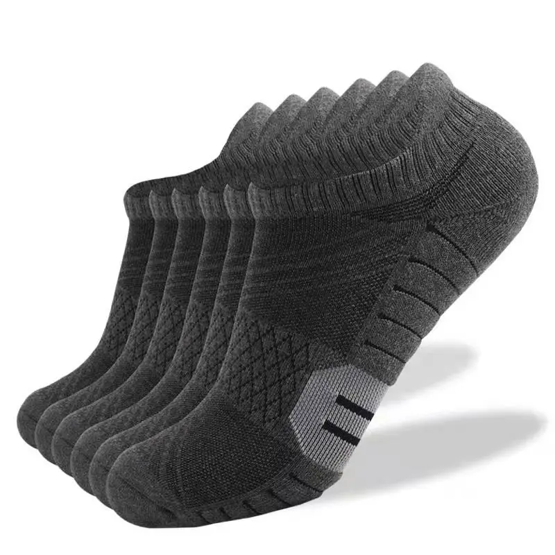 new products sports running terry sock sweat-absorbent breathable athletic ankle sock combed cotton sports sock