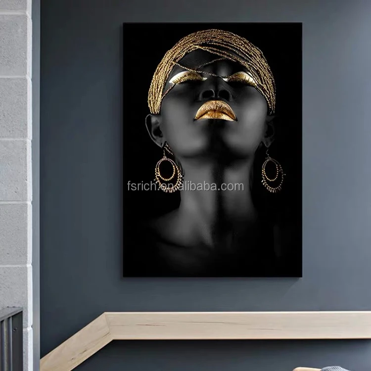 Modern Butterfly Masked Figure Portrait Painting Decorative Canvas Print Wall Artwork Painting on Canvas