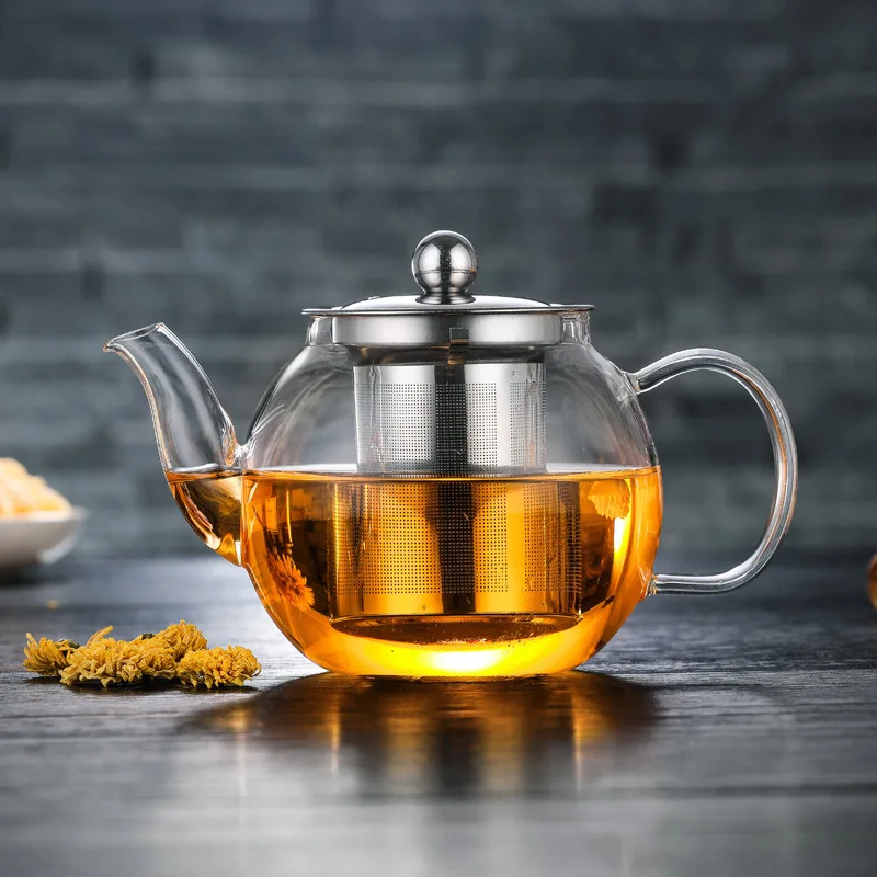 SS Glass Infuser Strainer Glass Drinkware Teaware