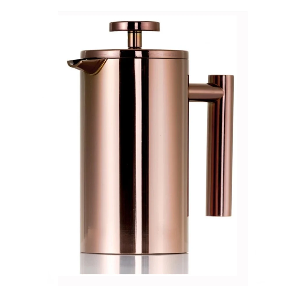 Mueller French Press Double Insulated 304 Stainless Steel Coffee Maker 4 Level Filtration System French Press